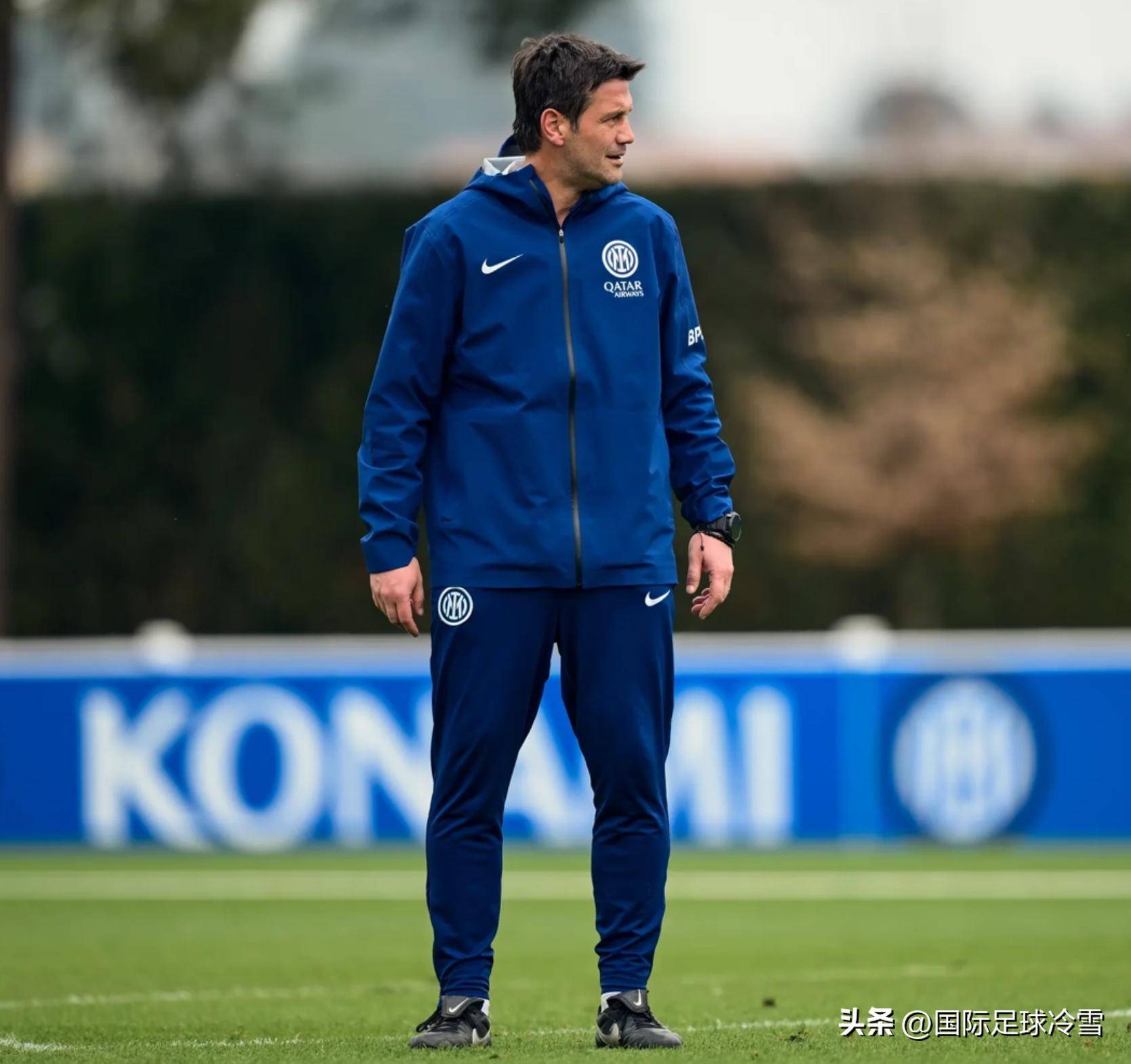 国米将为冲击双冠王而轮换意甲第八年薪的教练加鸡腿在即